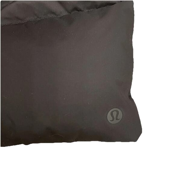 Lululemon 54x11 inches Black Snap Down Puffer Wonder Puff Scarf-U - Picture 8 of 13